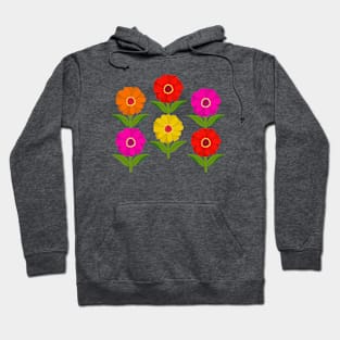 Garden zinnias Hoodie